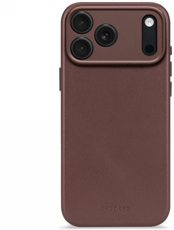 Decoded Leather Backcover - skórzana obudowa ochronna do iPhone 17 Pro kompatybilna z MagSafe (chocolat brown)