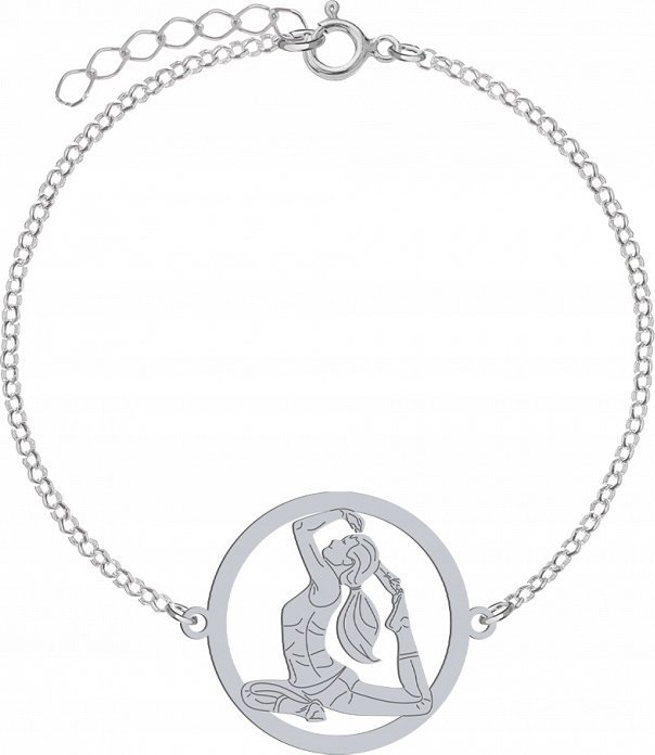 Radziszewska Jewellery Bransoletka Srebrna Joga 925 GRAWER DEDYKACJA GRATIS