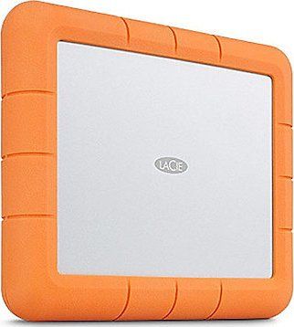 Dysk zewnętrzny HDD LaCie Rugged Raid 8TB Srebrno-pomarańczowy (STHT8000800)