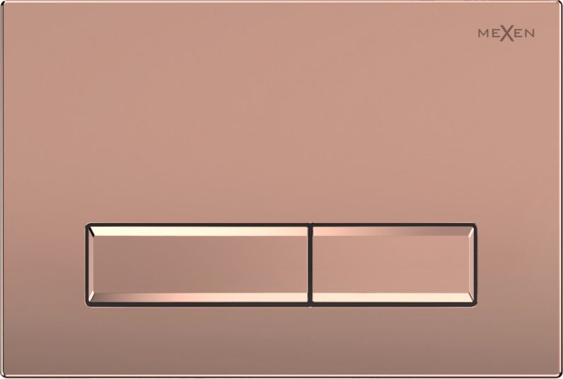 Przycisk spłukujący Mexen Mexen Fenix 09 przycisk spłukujący, różowe złoto - 600905