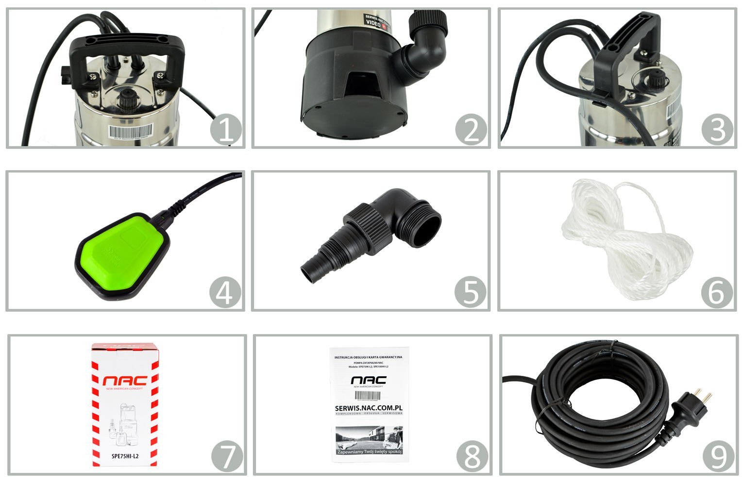 NAC DIRT WATER PUMP 750W SPE75HI-L2