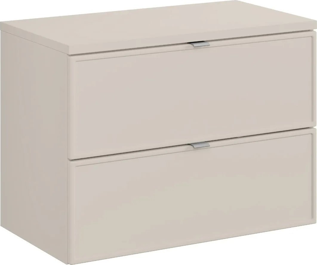 Szafka pod umywalkę nablatową BELLA CASHMERE 82-80-2S z blatem 80 cm kaszmir COMAD