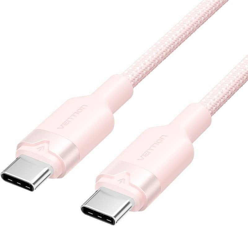 Kabel USB Vention USB-C - USB-C 1 m Różowy (TRDPF)