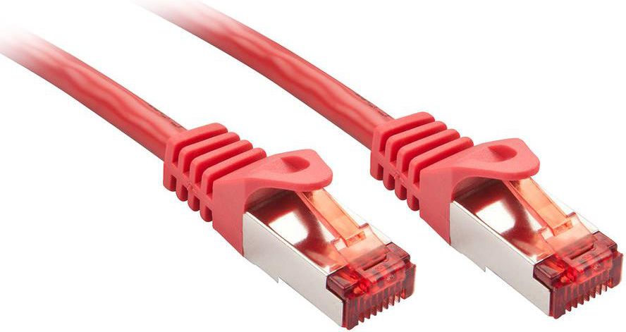Lindy Patchcord Cat.6, S/FTP, 0.3m, czerwony (47360)