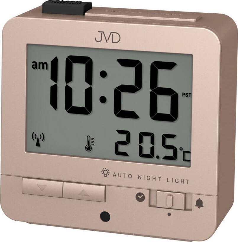 Zegarek JVD Zegar budzik JVD RB9401.3 drzemka czujnik