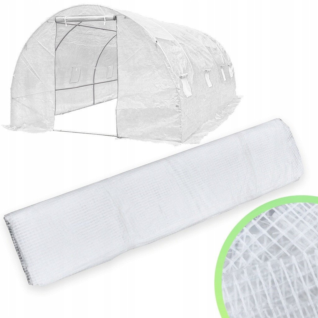 Pokrycie do tunelu Folia 3x6m 18 m2 Białe