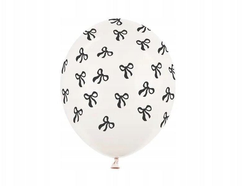 Balony Kokardki Pastel Off-white 30cm 6szt