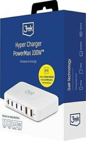 Ładowarka 3MK Hyper Charger Powermax 2x USB-A 4x USB-C (Hyper Charger PowerMax 100W)