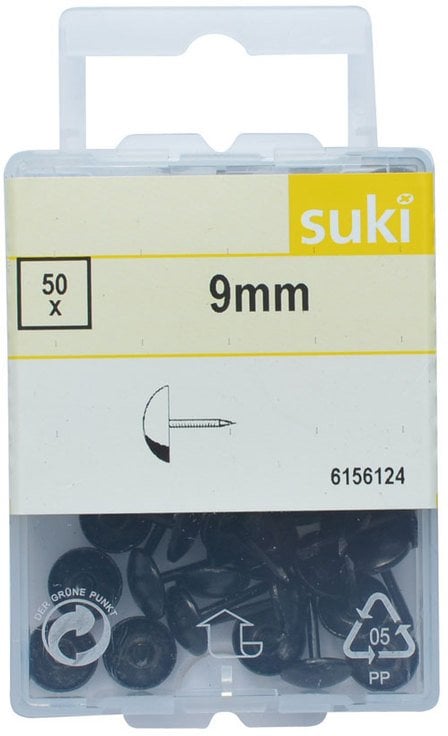 UPHOLSTERY NAIL 9 BLACK/ 50PCS