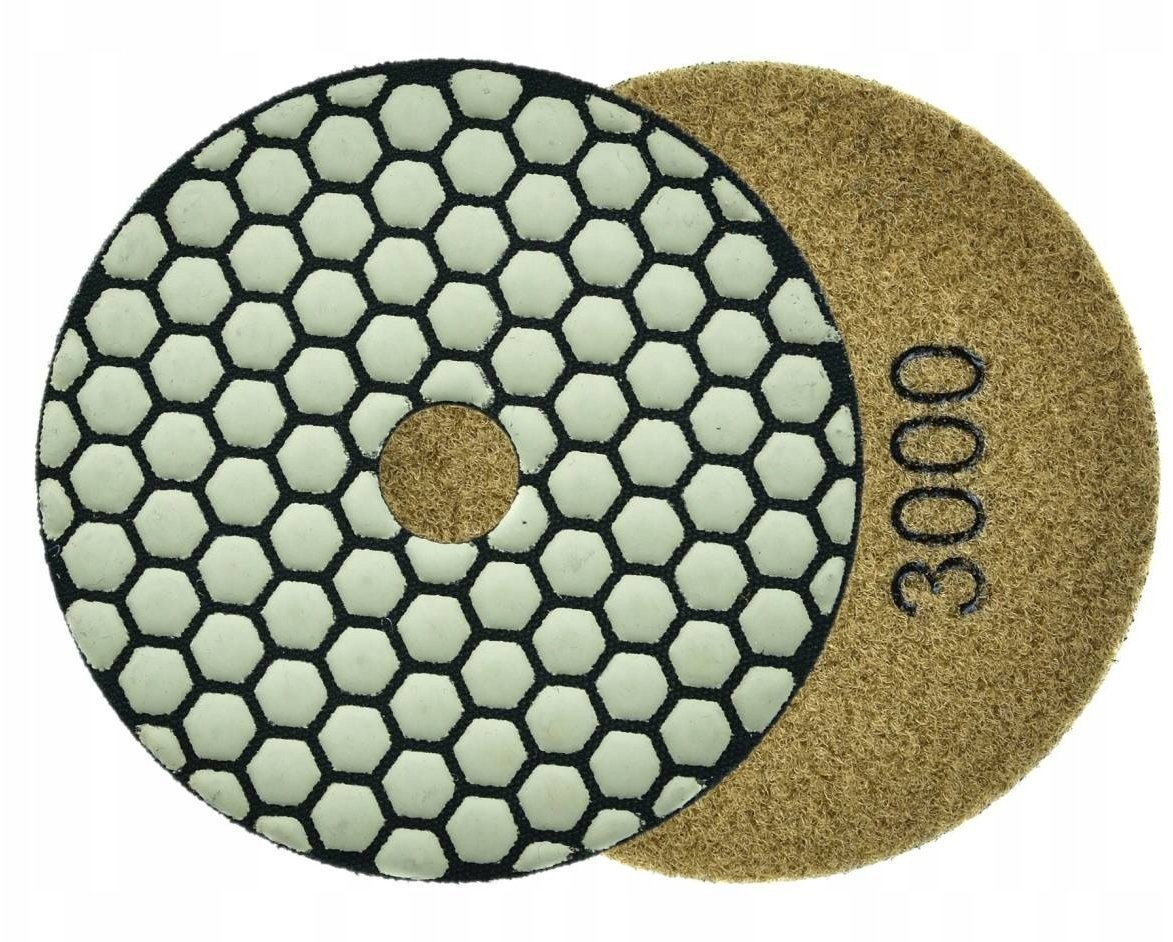 Geko Tarcza polerska do szlifowania gresu na mokro 100mm GR3000 (5/25/250)