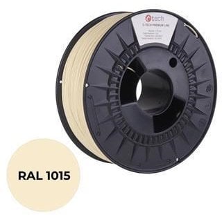 C-Tech C-TECH Nawój filamentowy (filament) PREMIUM LINE, PETG, jasny kość słoniowa, RAL1015, 1,75mm, 1kg