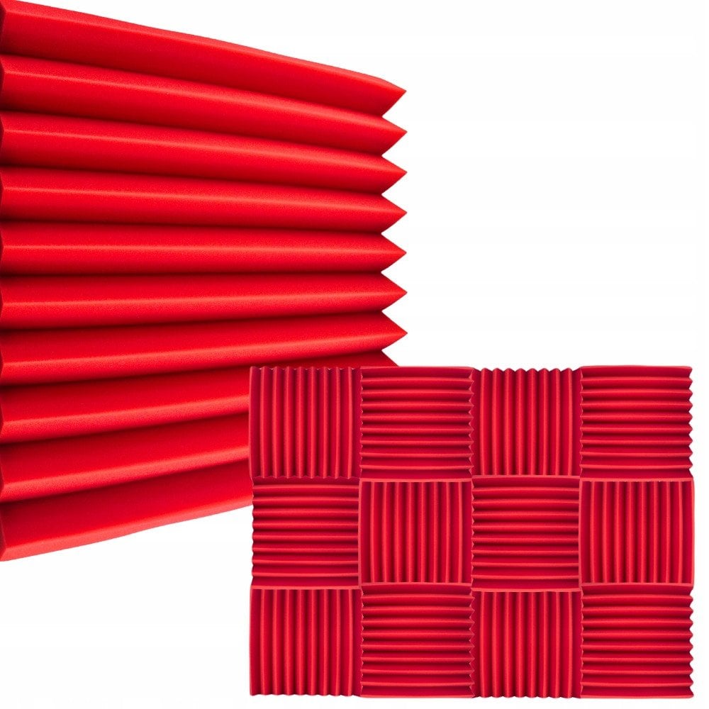 Bitmat DNA AM4 RD panel akustyczny zestaw 12 szt. czerwony