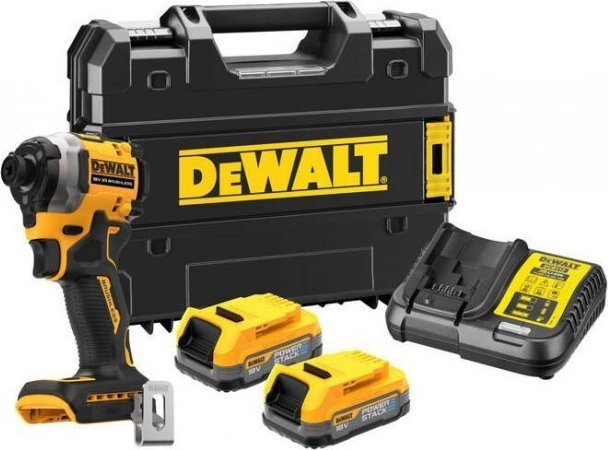 Klucz udarowy Dewalt Zakrętarka Udarowa 18V 2x1,7Ah POWERSTACK (DCF850E2T-QW)