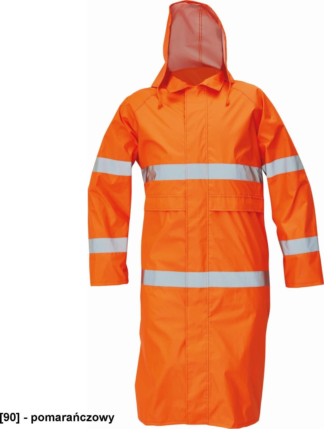 CERVA GORDON - płaszcz przeciwdeszczowy - pomarańczowy M