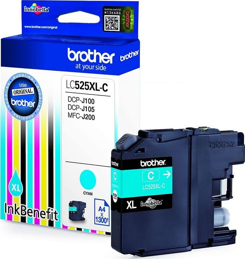 Tusz Brother Brother Tusz LC525XLC Cyan 1,3K 1300sh