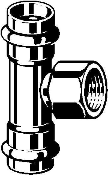 Trójnik z SC 42 X 3/4 X 42 stal / ocynkowaneŁącznik do rur