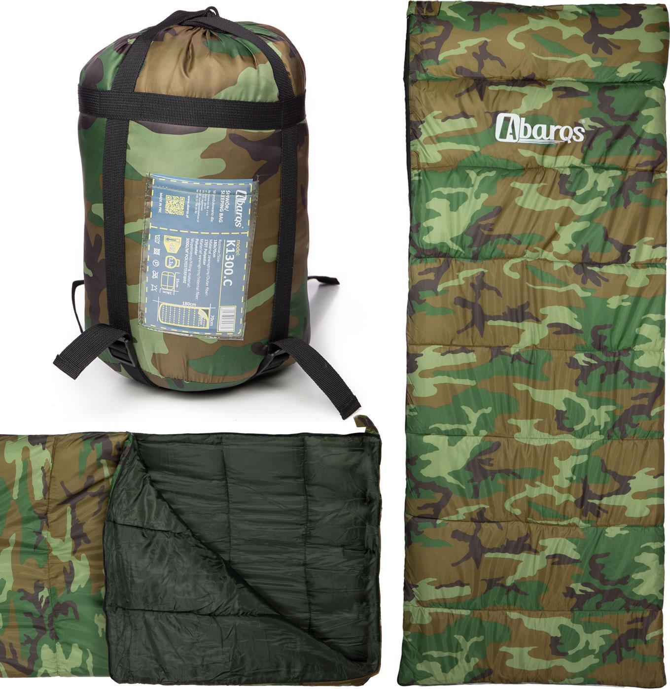 Abarqs Śpiwór AbarQs 1300.C Kołdra Kamuflaż Moro