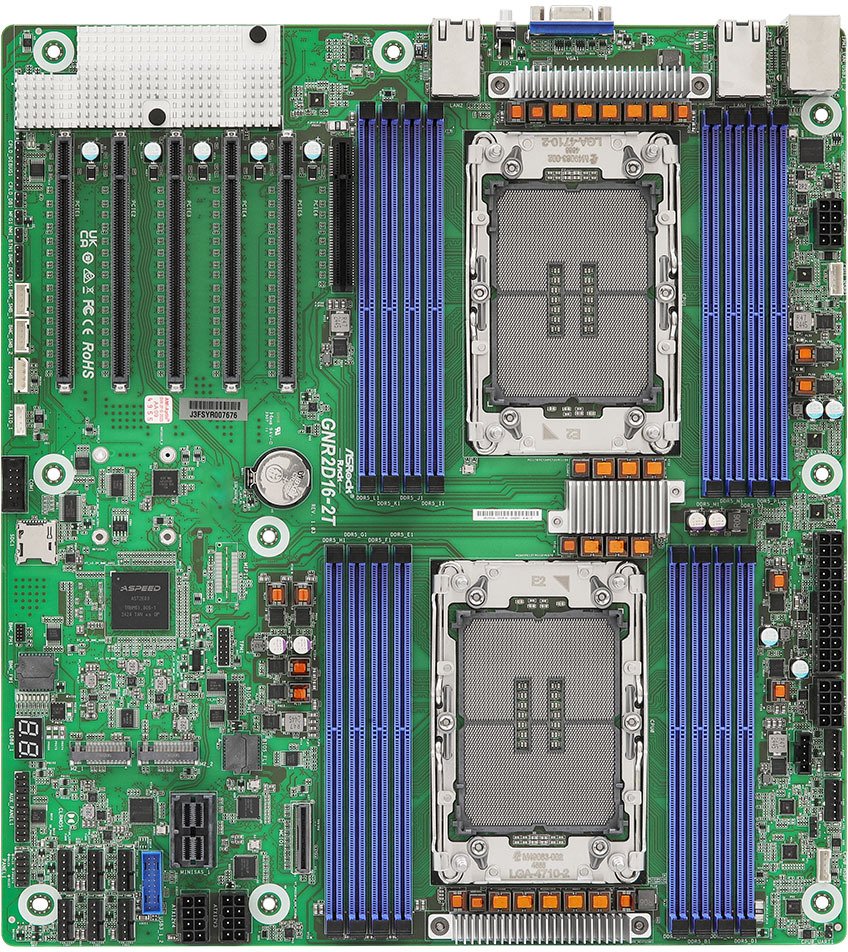 Płyta główna ASRock Mainboard GNR2D16-2T EEB like dual gniazdo 4710 Single
