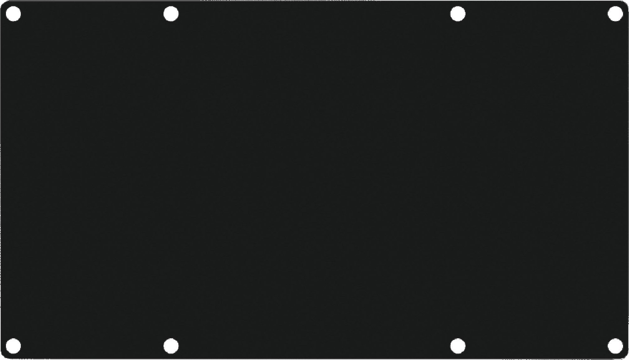 Caymon CAYMON CASY401/B Zaślepka CASY, pełna, 4-modułowa, wersja czarna