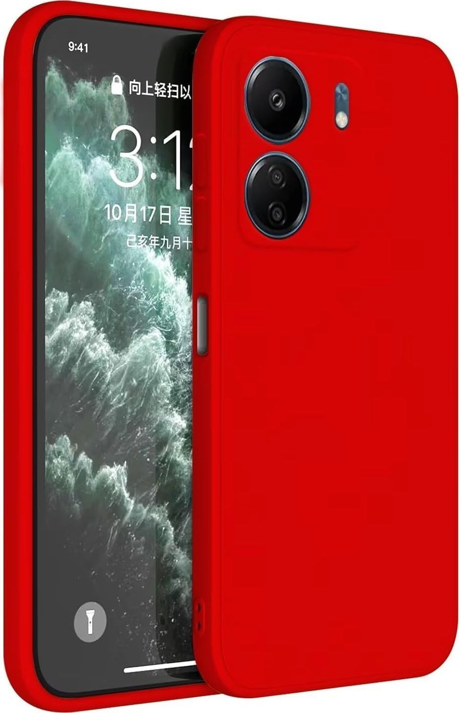 ForCell Futerał SOFT do XIAOMI Redmi 13C / POCO C65 czerwony
