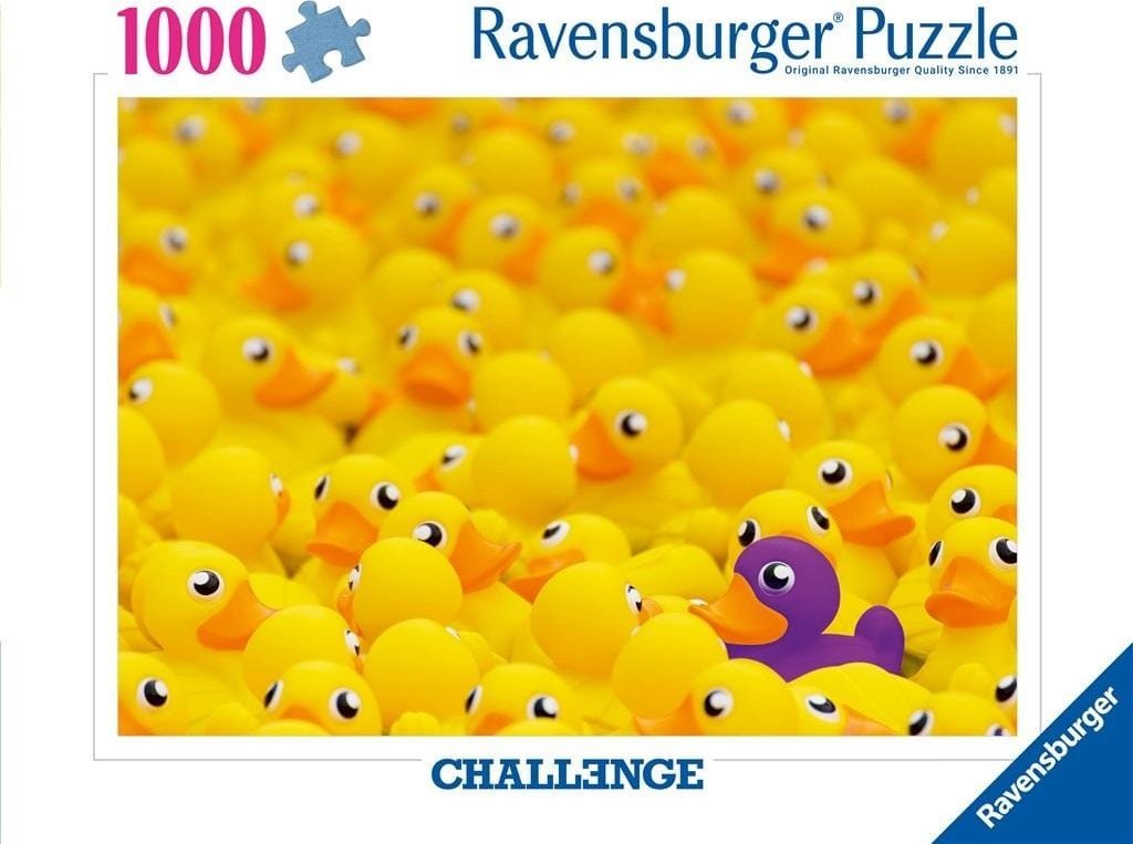 Ravensburger Puzzle 1000 Challenge. Kaczuszki