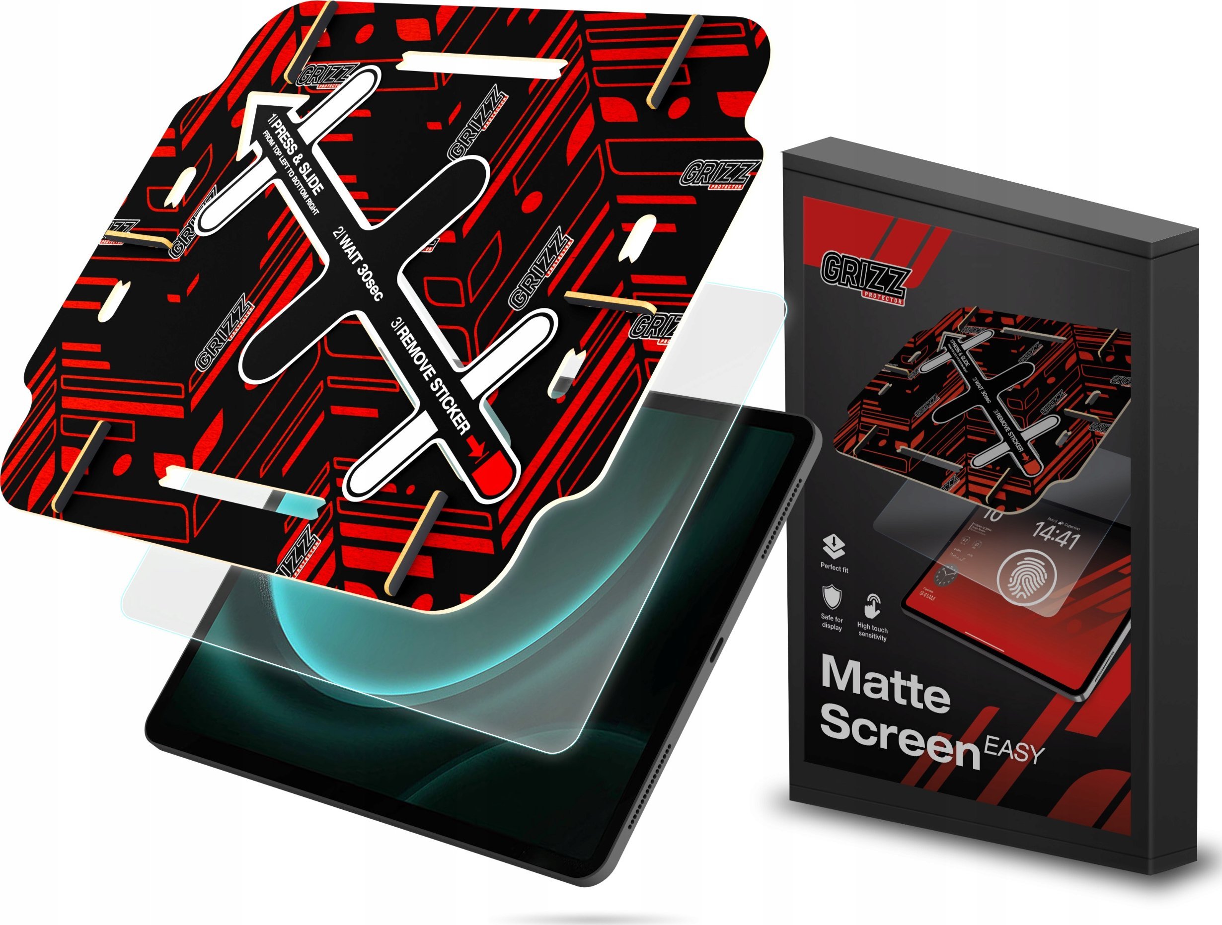 GrizzGlass Folia matowa GrizzGlass MatteScreen Easy do Samsung Galaxy Tab S9 FE