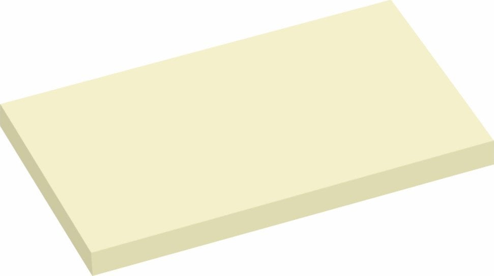 Stickn Notes Q-line Stick'N gul 76x76mm 100blade 12stk/pak