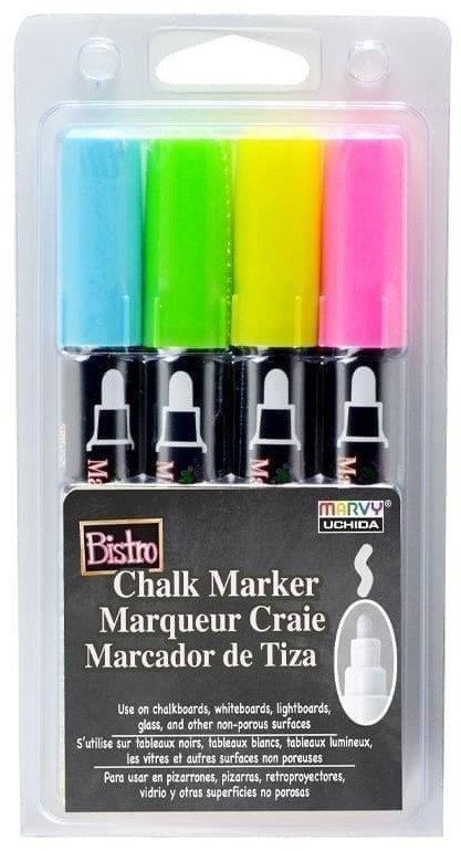 Markery kredowe Bistro Chalk Marker 4 kolory