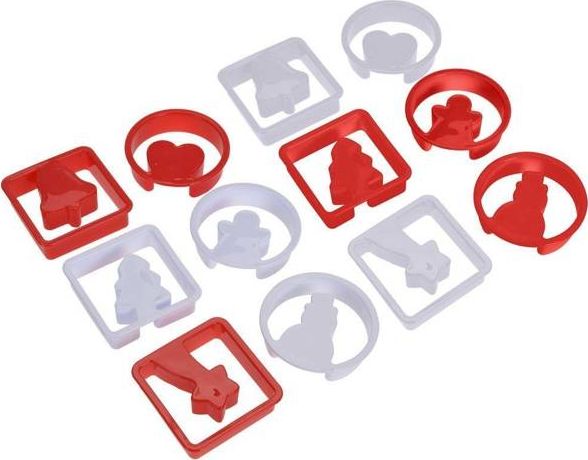 La Cucina Wykrawacze do ciastek pierników ŚWIĄTECZNE 12 el. foremki Święta Boże Narodzenie