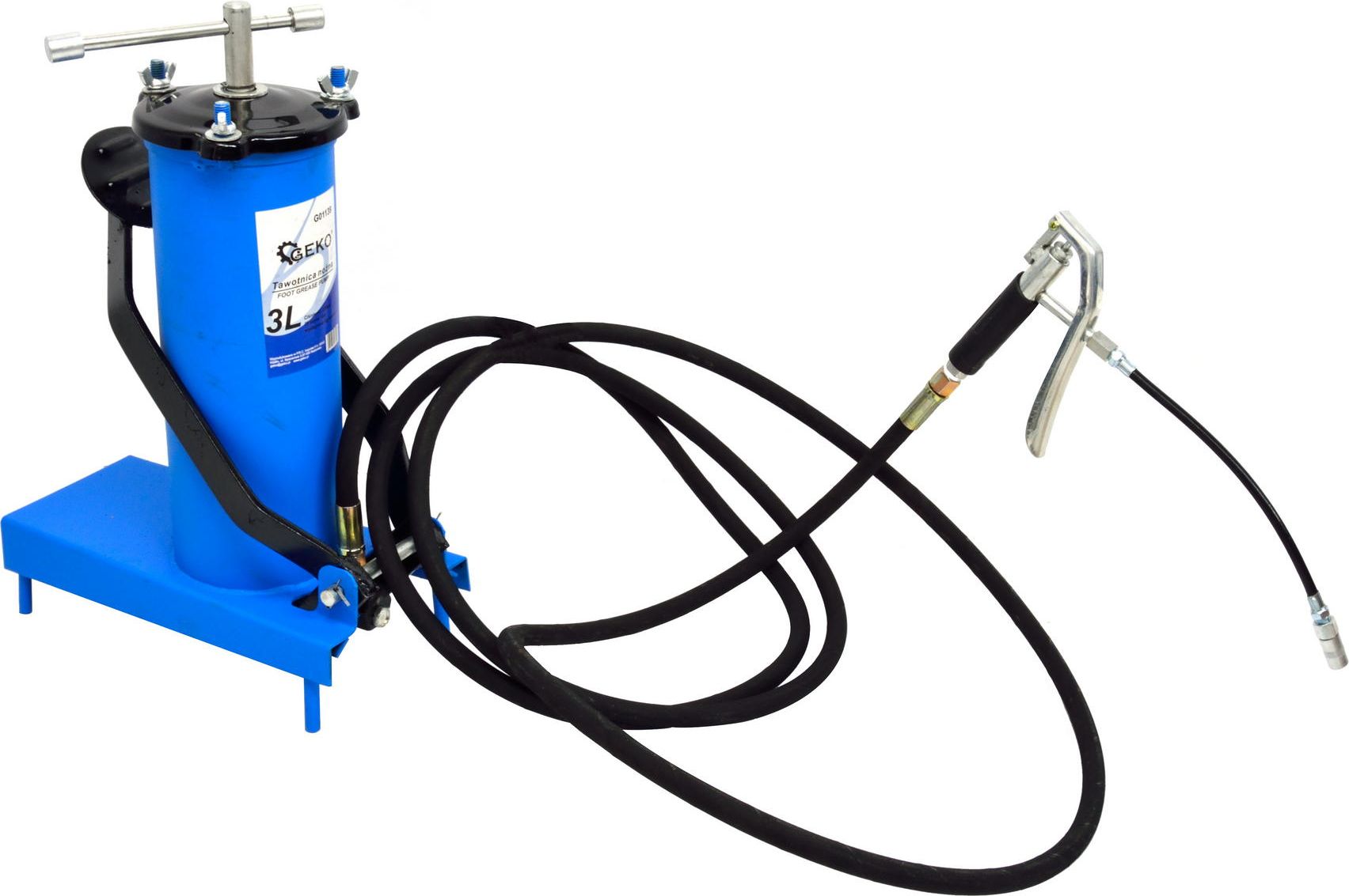 Geko Towotnica nożna 3L + wąż 4m (1)