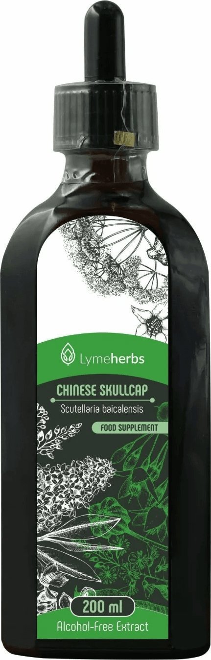 Lymeherbs Tarczyca bajkalska (Chinese skullcap) nalewka bezalkoholowa (200ml)