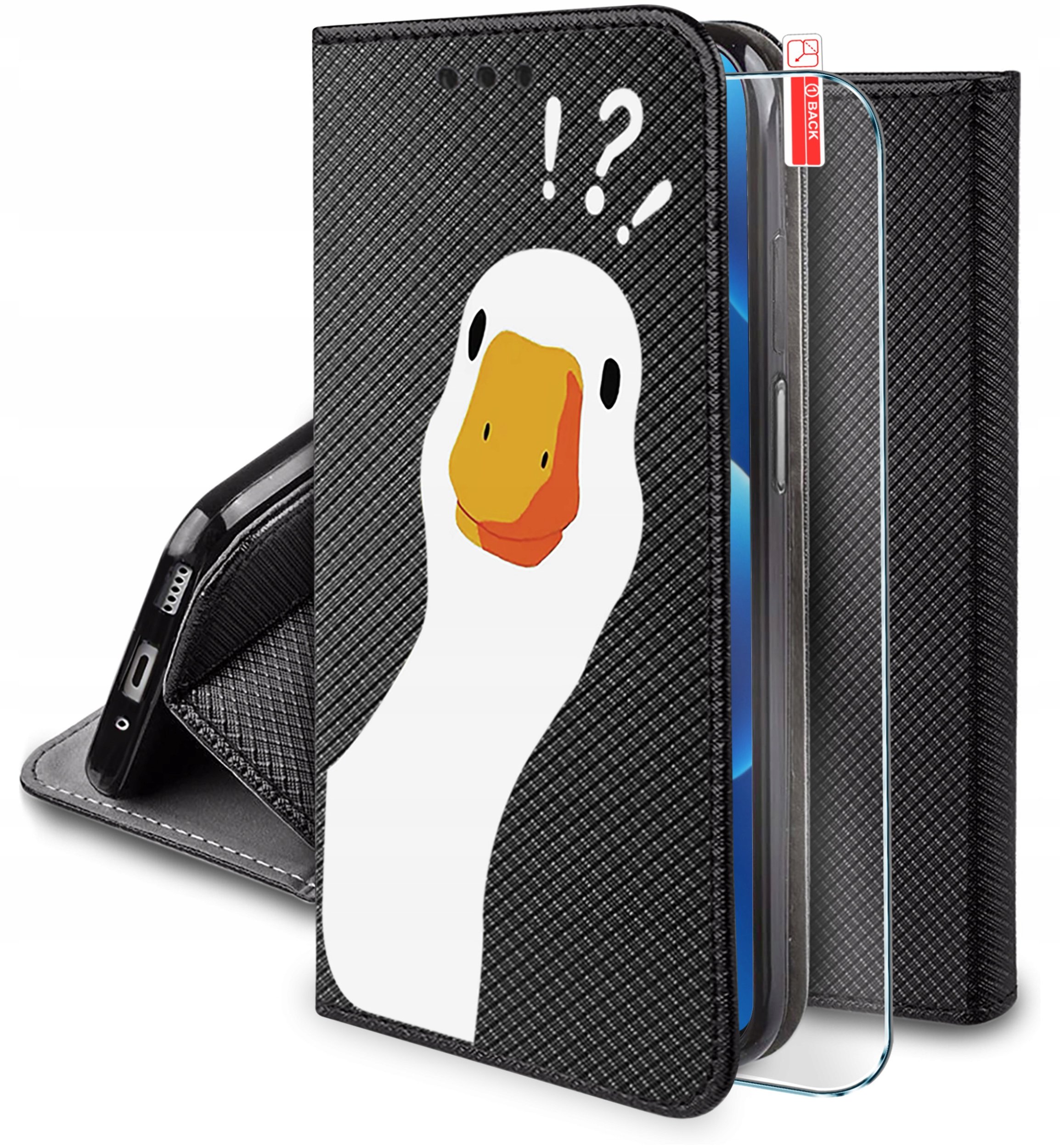 Etui do Realme C71 MAGNET WZORY CASE + SZKŁO 9H