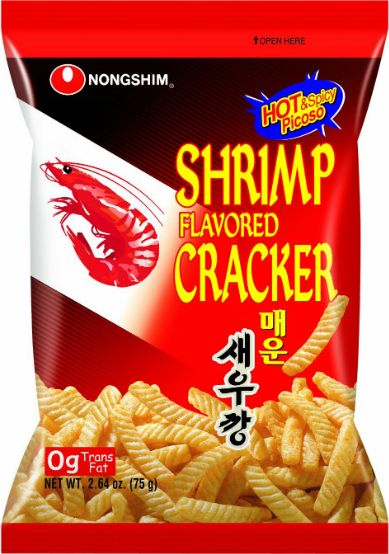 Nongshim Chipsy krewetkowe pikantne 75g - Nongshim