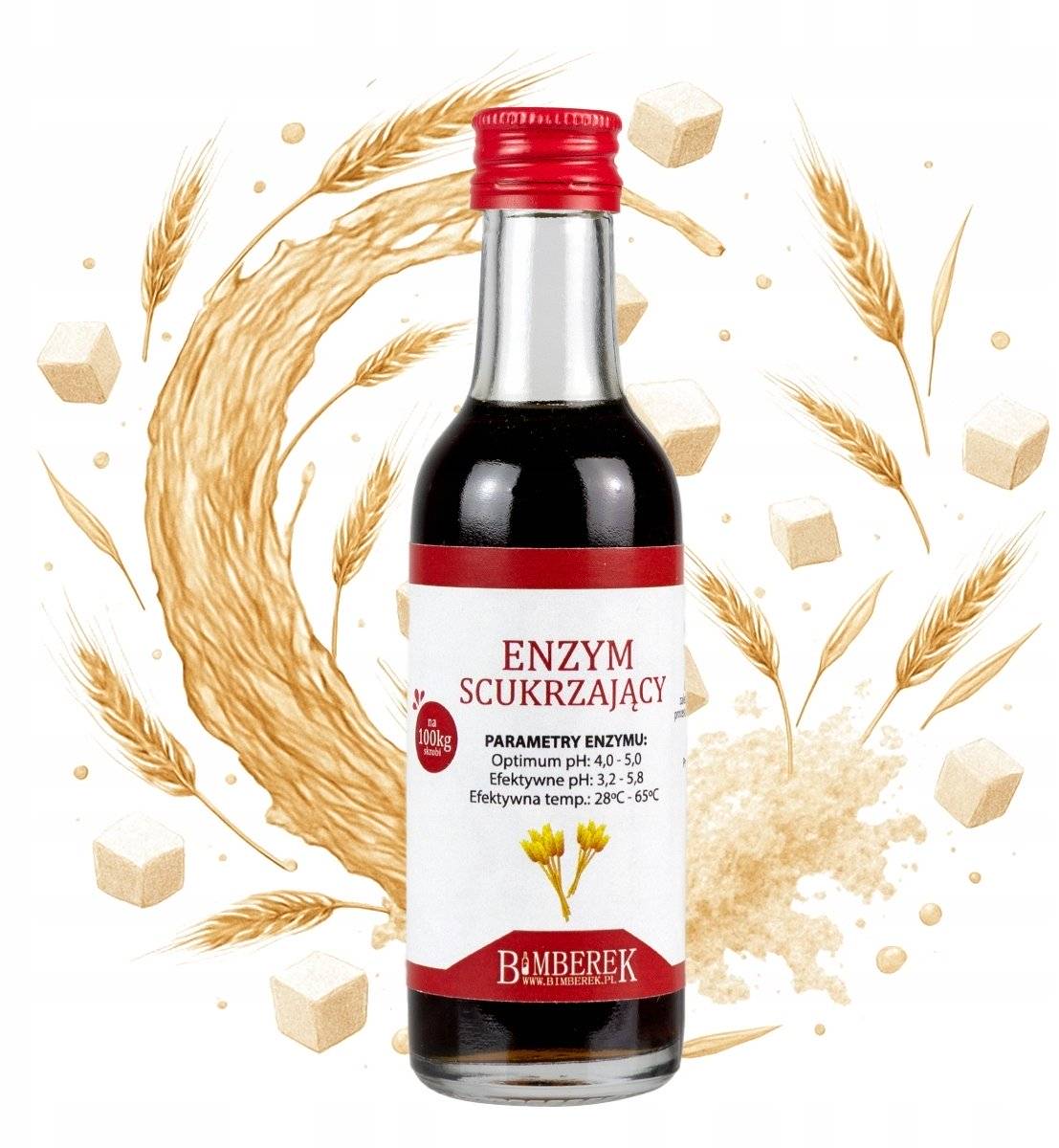 ENZYM SCUKRZAJĄCY nastaw zacier zbożowy 50ml do nastawów zacierów bimbru
