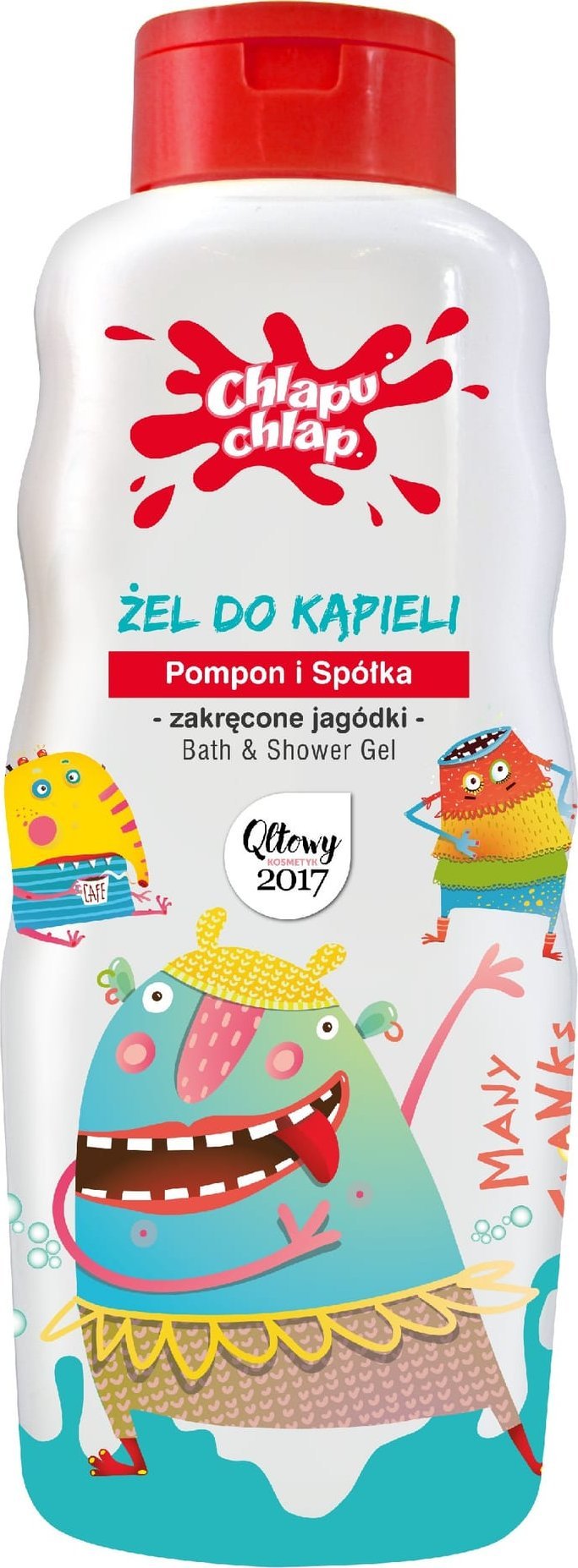CHLAPU CHLAP Pompon i Spółka Żel do kąpieli Zakręcone Jagódki 710 ml