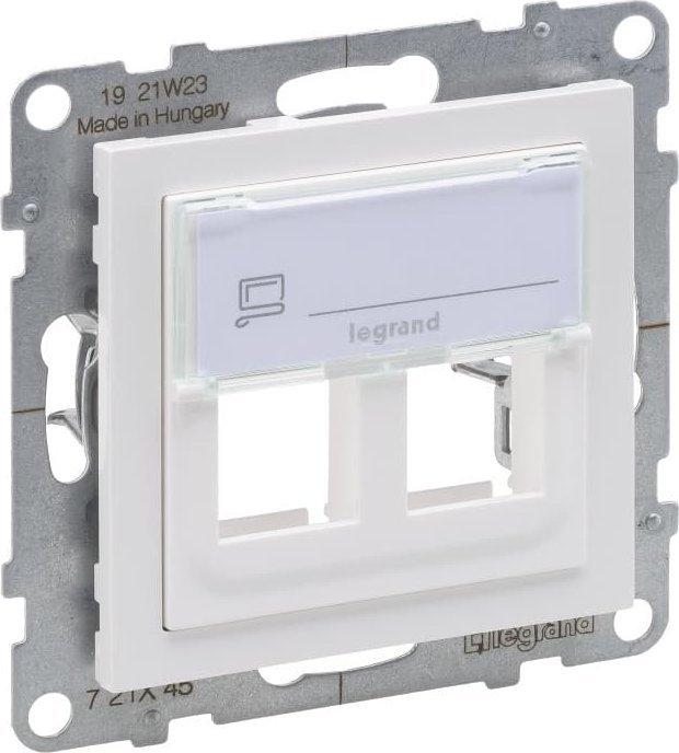 Legrand SUNO Adapter KEYSTONE podwójny biały 721145