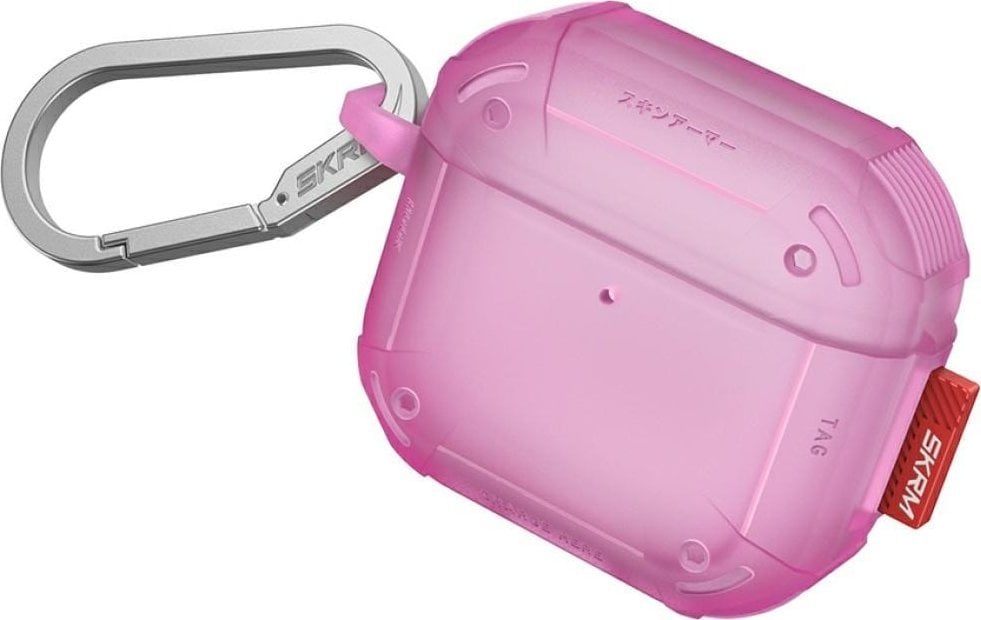 Etui Skinarma Mecha CE do AirPods 4 fuksja