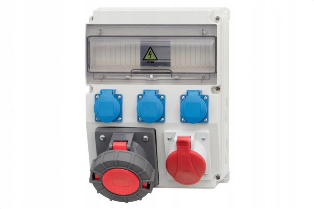 F-Elektro Rozdzielnica CAJA 32A/5P, 63A/5P, 3x230V 12M IP65