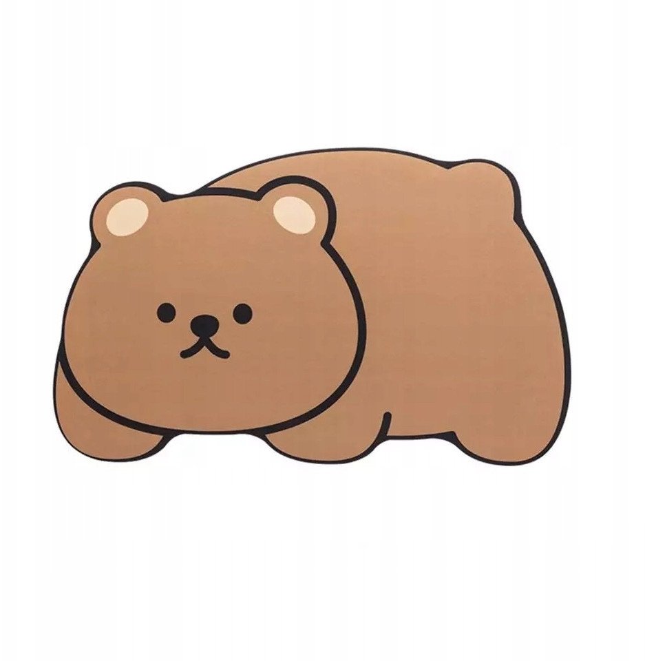 ITIMPORT Dywanik łazienkowy 60x40cm brązowy