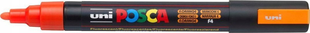 Uni MARKER POSCA PC-5M FLUO POMARAŃCZOWY