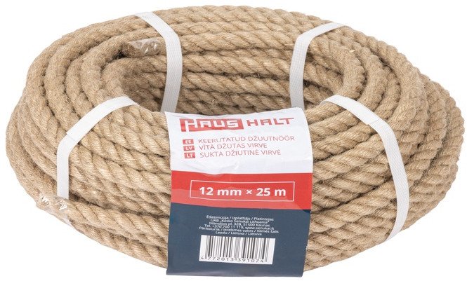 JUTE ROPE 12MM 25M