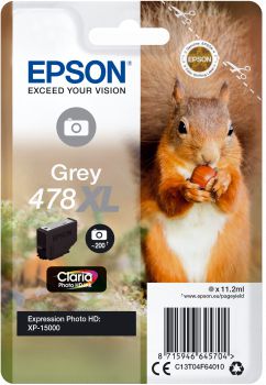 Tusz Epson Oryginalny tusz 478XL Claria Photo HD, grey (C13T04F64010)