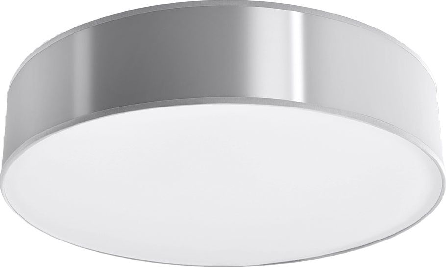 Lampa sufitowa Lumes Szary minimalistyczny plafon - EXX215-Arens