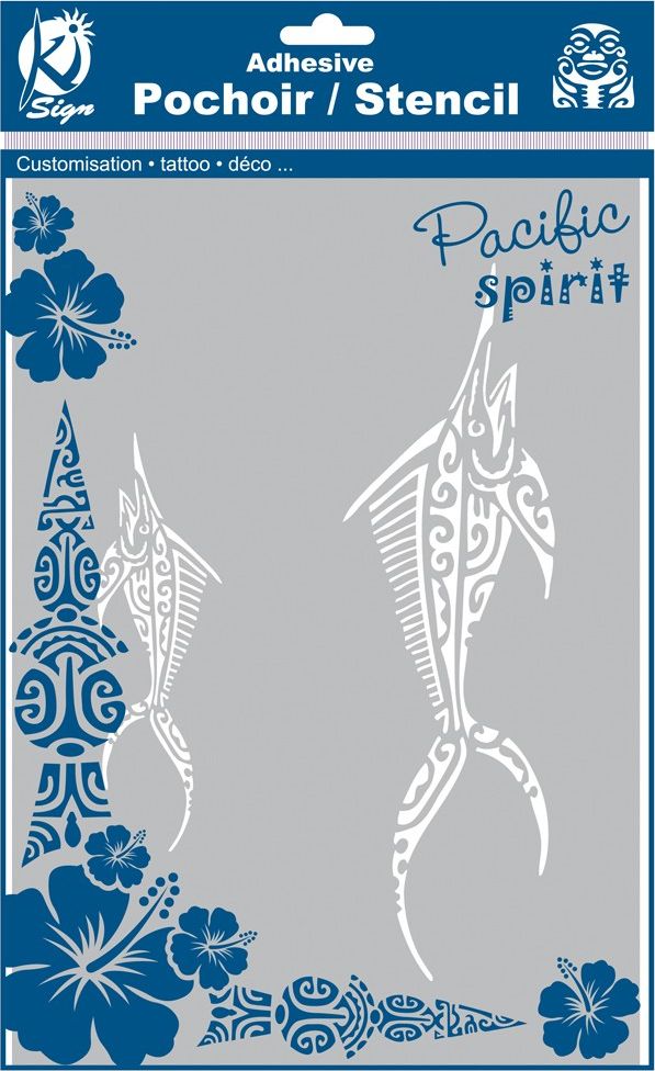 Ki-Sign Szablon A4 21x30 cm Miecznik Maori