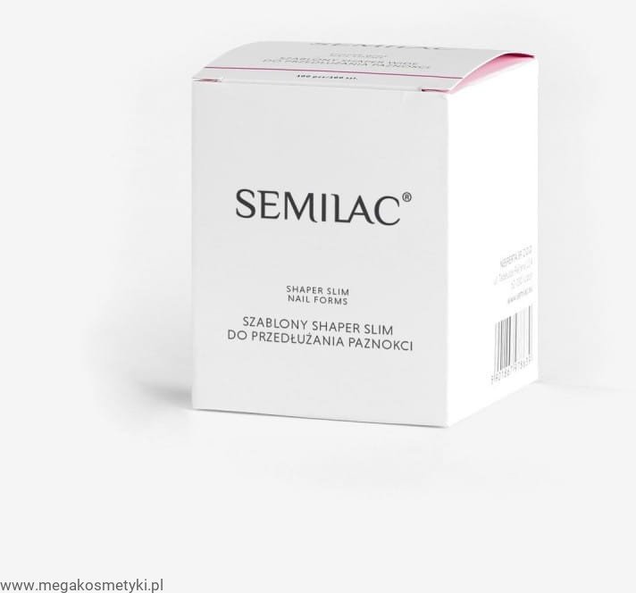 Semilac Hardi Shaper - Szablony do przedłużania paznokci Slim 1 op. - 100 szt.