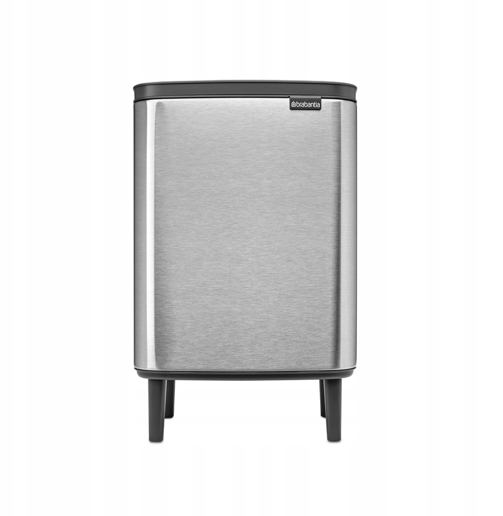 Brabantia BO Mülleimer HI 12 l Matt Steel Fingerprint Proof