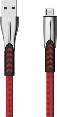 Kabel USB Somostel USB-A - microUSB 1 m Czerwony (BW02 MICRO RED)