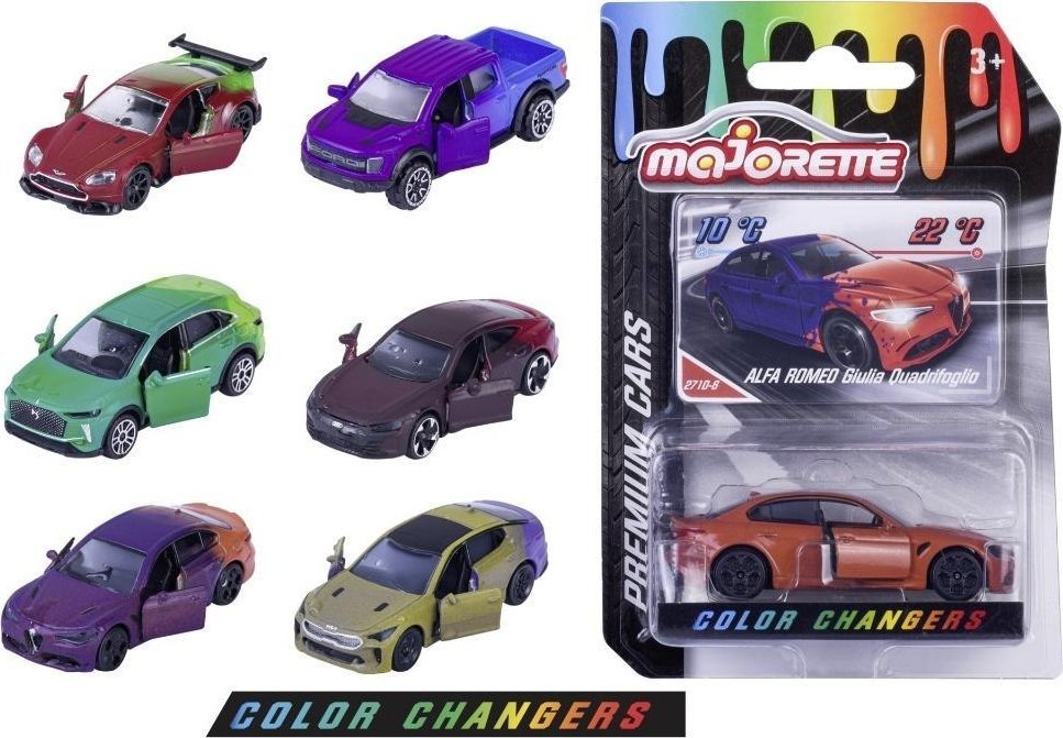 Majorette Pojazdy Color Change mix
