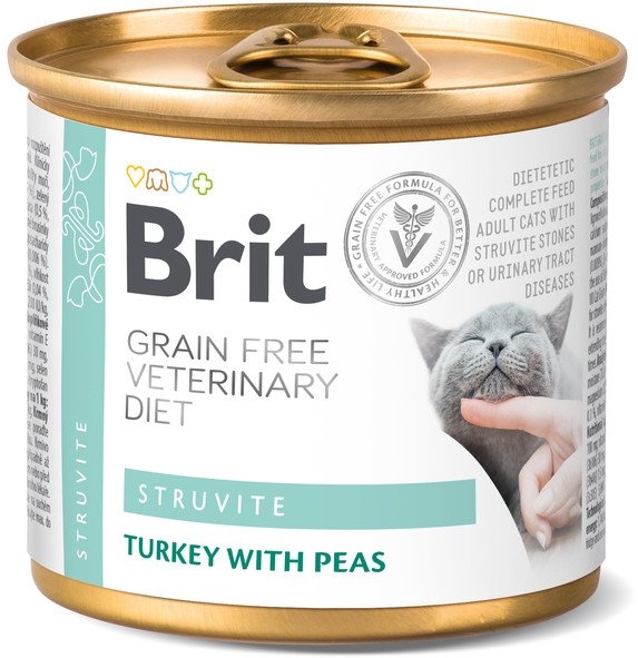 Brit gf veterinary diets cat Struvite 200g