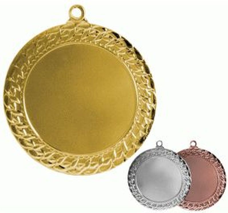 Victoria Sport Medal złoty ogólny z miejscem na emblemat 50 mm - medal stalowy